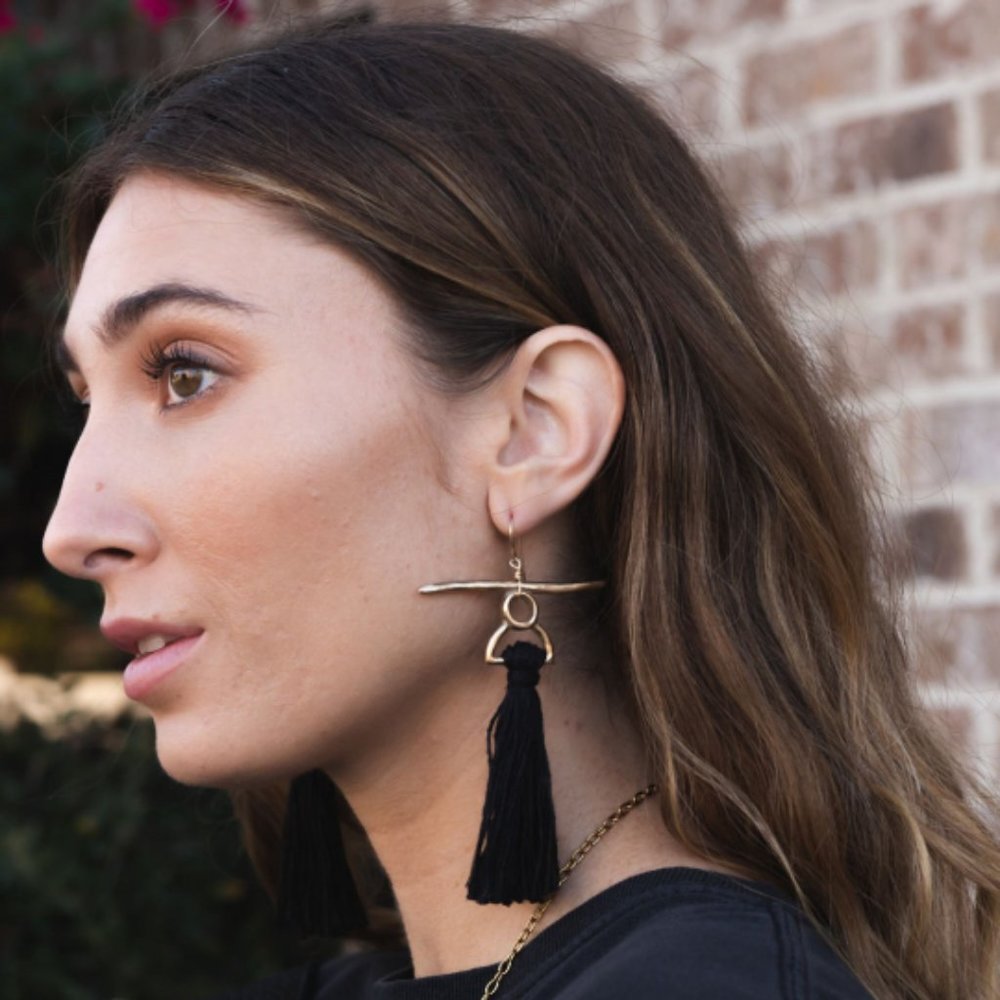 Recycled Bronze Earrings